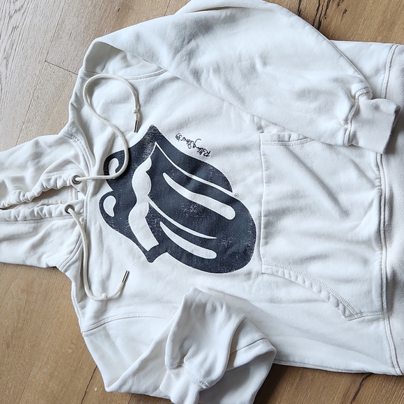 Ivory colored hoodie - Picture 1 of 4